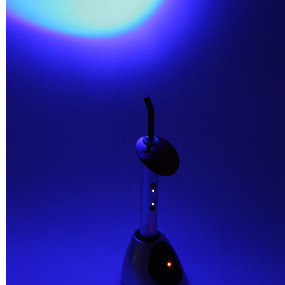 2* Wireless Dental LED Cordless Orthodontics Curing Light Lamp 2000MW Automatic