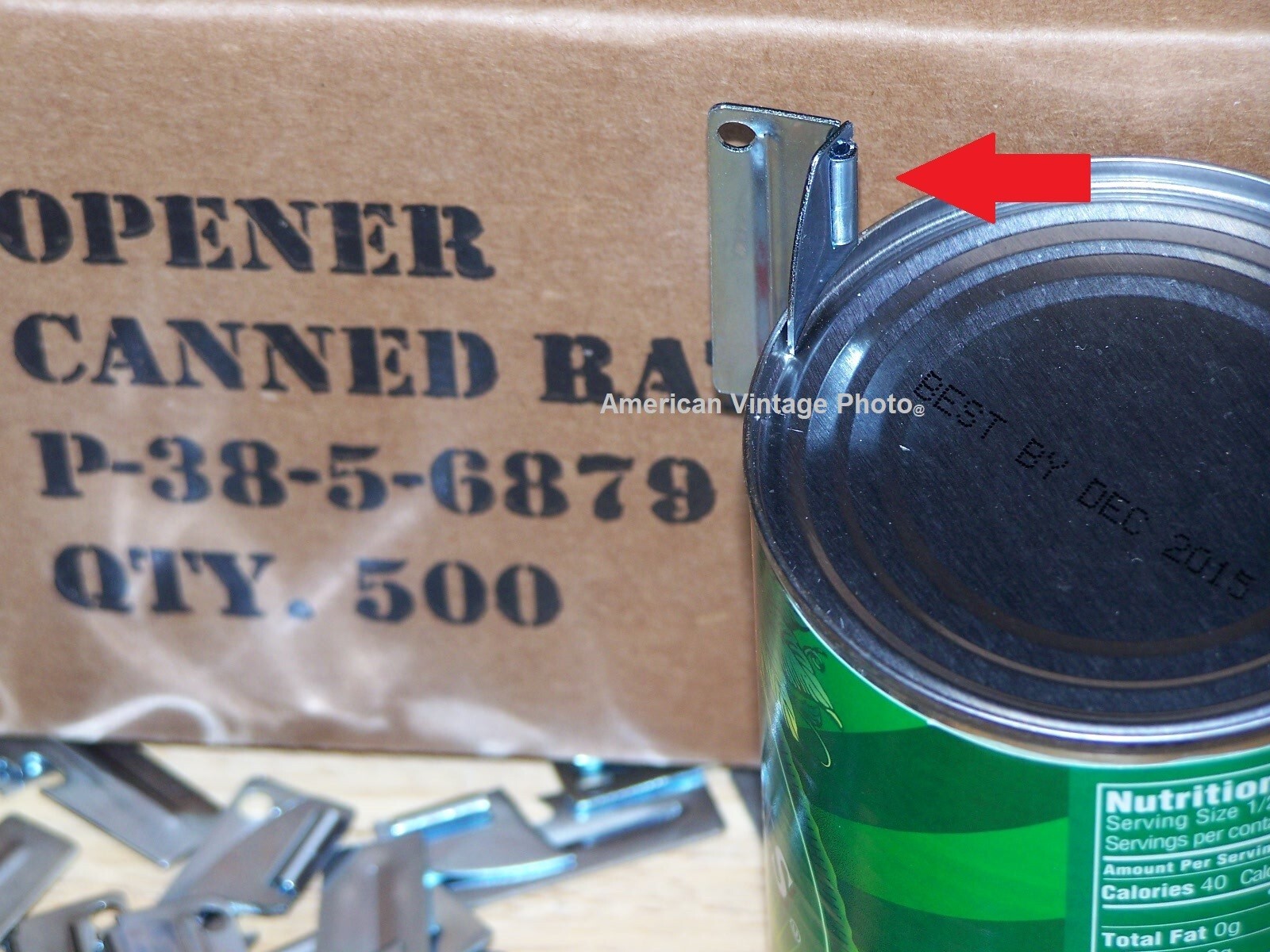 4 pk Original P-38 P38 & P-51 P51 Shelby Can Opener f Military Army USMC Scout