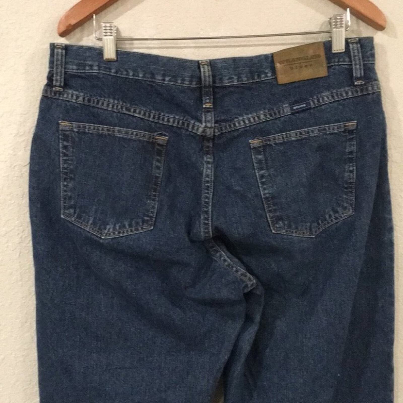 Wrangler Blues Women’s Sz 14x32 Denim High Rise Jeans 100% Cotton