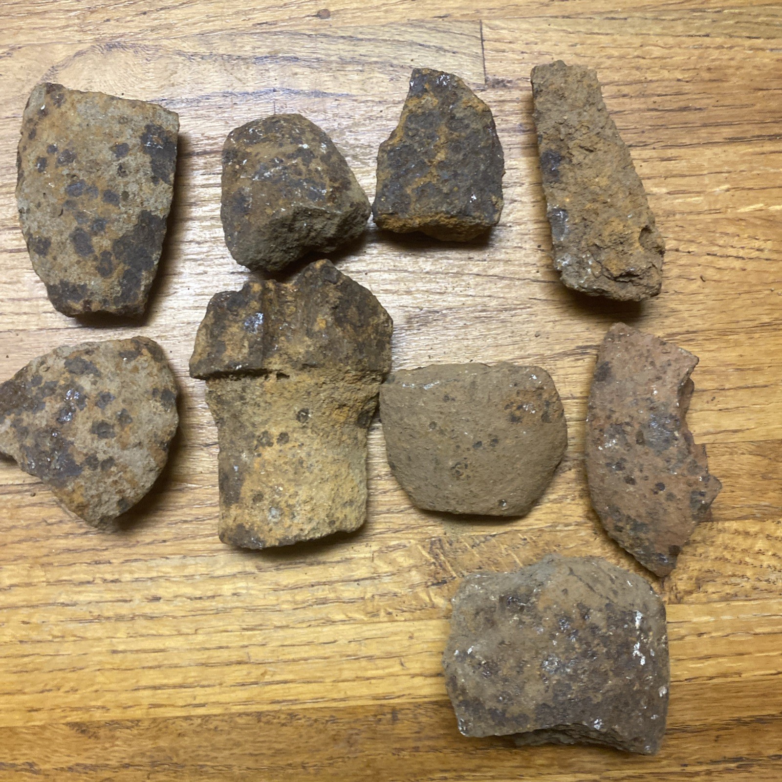 Civil War US Confederate Artillery Shell Shenkl Read Fuse Sections Cannonball 3”