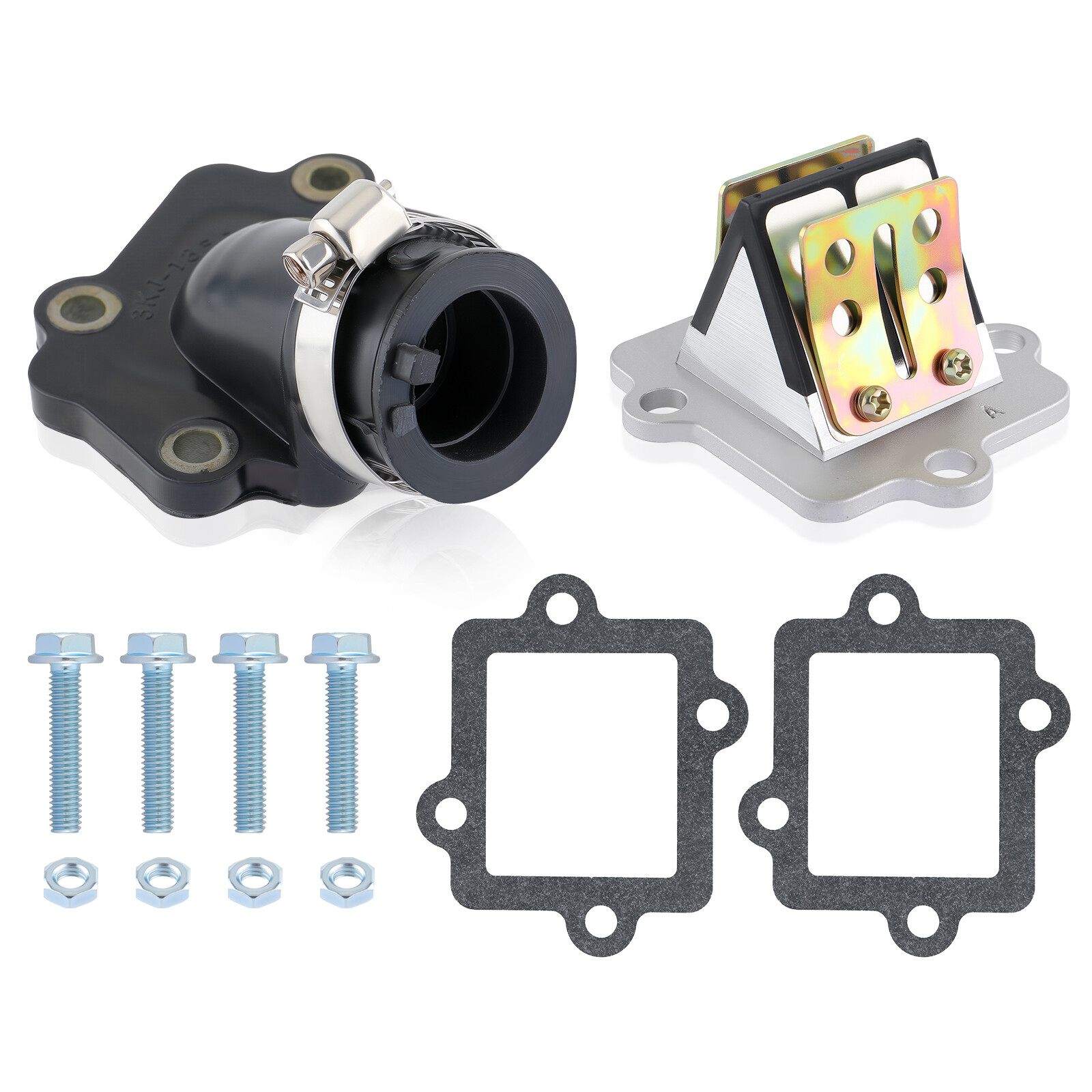 For Polaris Sportsman 90 2001 - 2006 Intake Manifold Boot Reed Valve & Gaske Kit