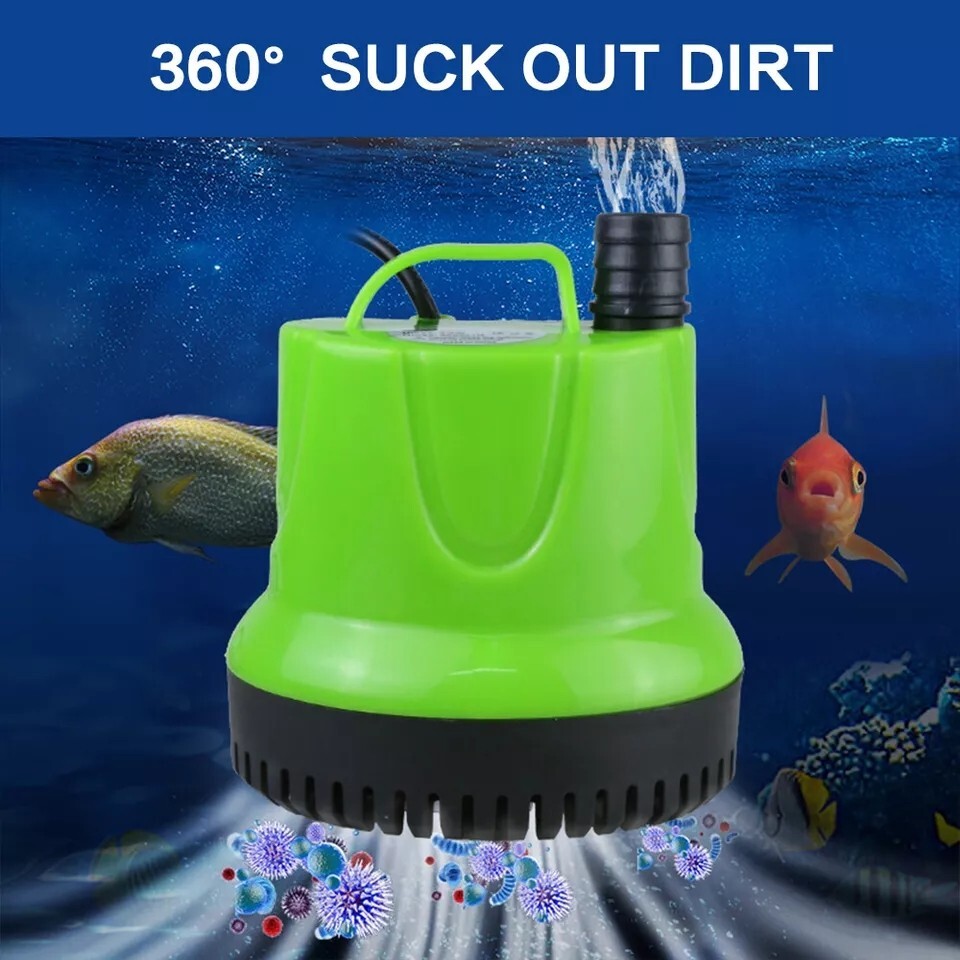 Submersible Water Pump for Pond Aquarium Hydroponics Fish Tank Fountain