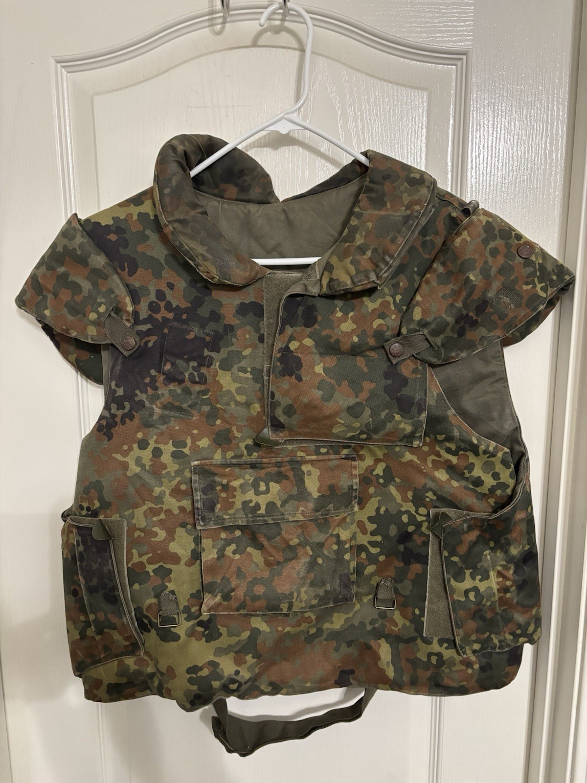 German Bundeswehr Splitterschutzweste Flak Jacket 1995 Camouflage