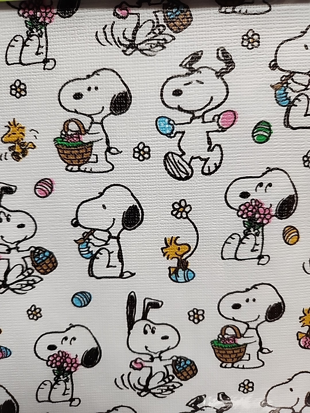 Peanuts Snoopy Easter Tablecloth 60x84