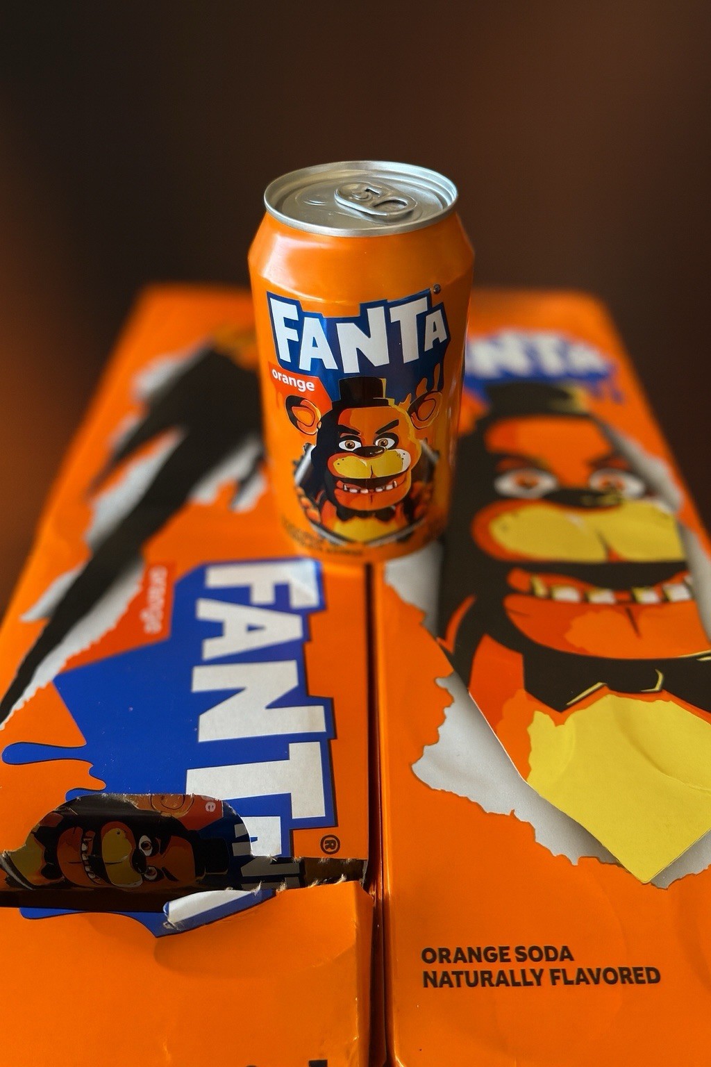 2025 FIVE NIGHTS AT FREDDY'S 2 LE FANTA FREDDY FAZBEAR 12oz CAN SEALED