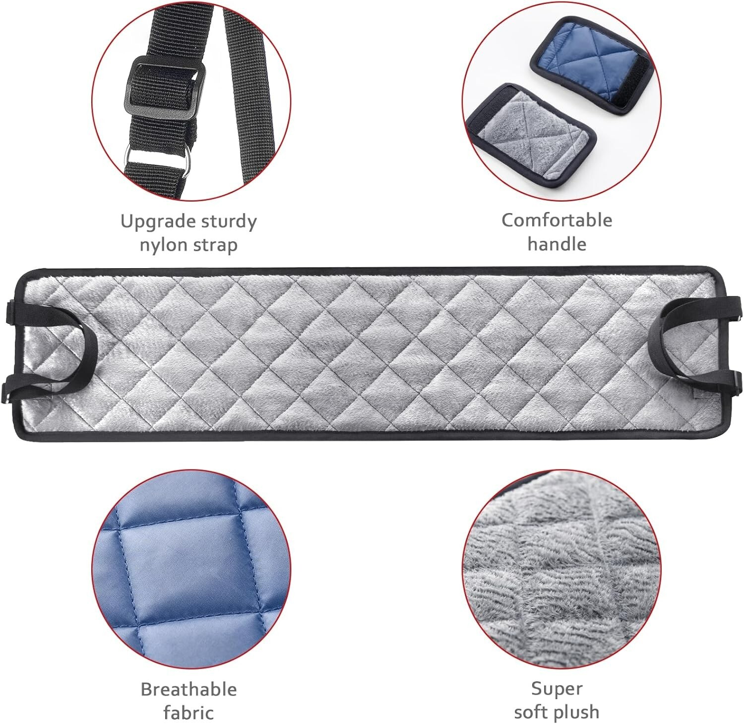 Adjustable Dog Sling Dog Lift Harness for Injured/Disabled/Elderly Dog Portable