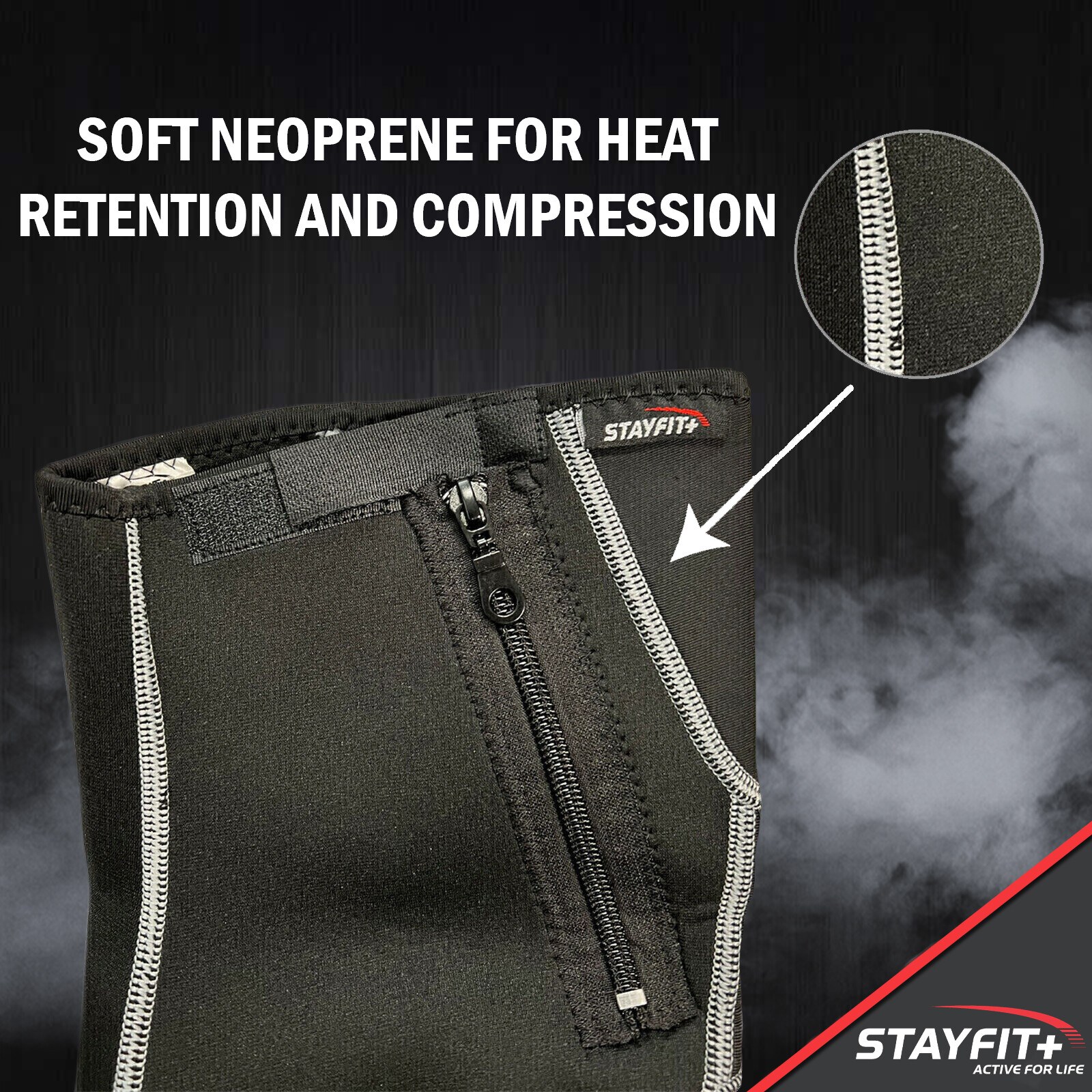 Knee Brace Sleeve Compression Fitness Weight Lifting Support Pain Relief