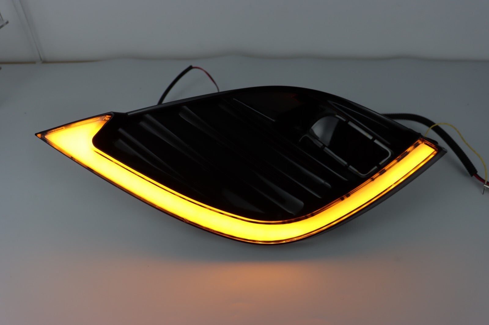 LED Front Fog Bezel Lamp Daytime Running Light w/Turn For Toyota Camry XSE 18-20