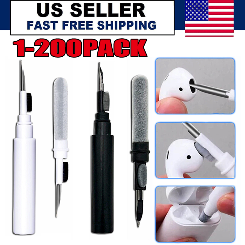 Cleaning Pen For Airpods Pro1 2Earphones Cleaner Kit Soft Brush Case Earbuds LOT