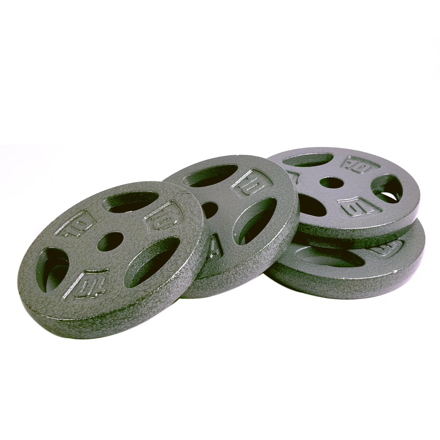 CAP Barbell, 40 lb Standard 1" Weight Plate Set, (10 lb x 4)