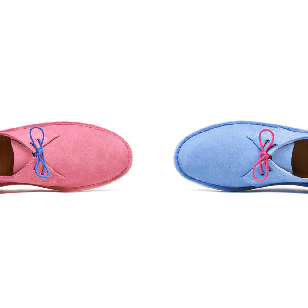 [2 Pairs] (4 Laces) Waxed Shoelace for Dress Shoes Laces Oxford Brown Black Red