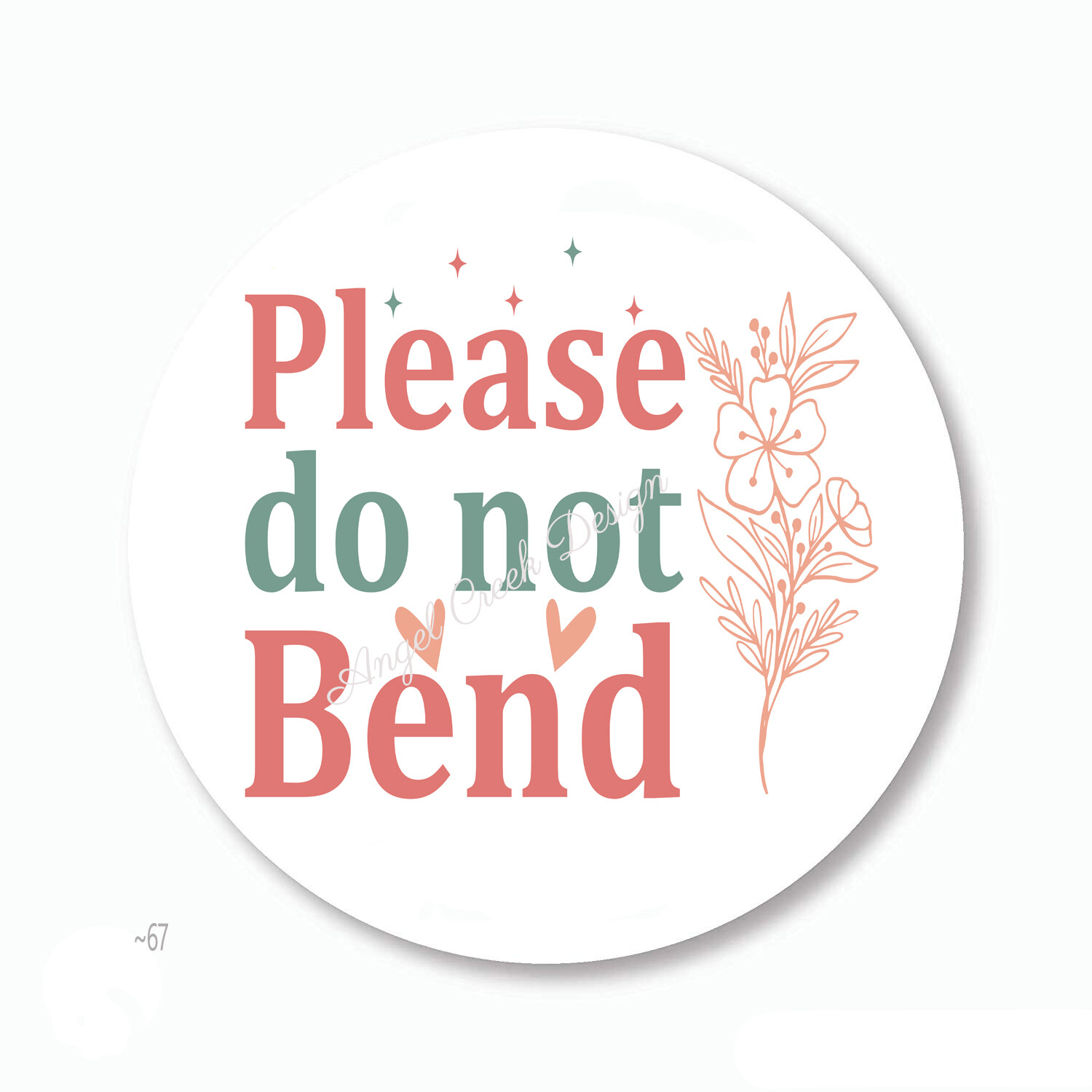 Please Do Not Bend Business Mailing Stickers Envelope Seals Shipping Labels