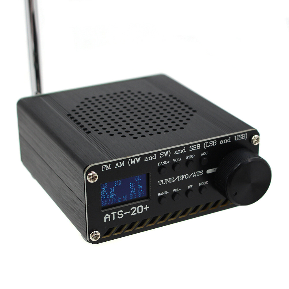 ANYSECU ATS-20+ All Band Radio Receiver SI4732 FM AM (MW & SW) SSB (LSB & USB)