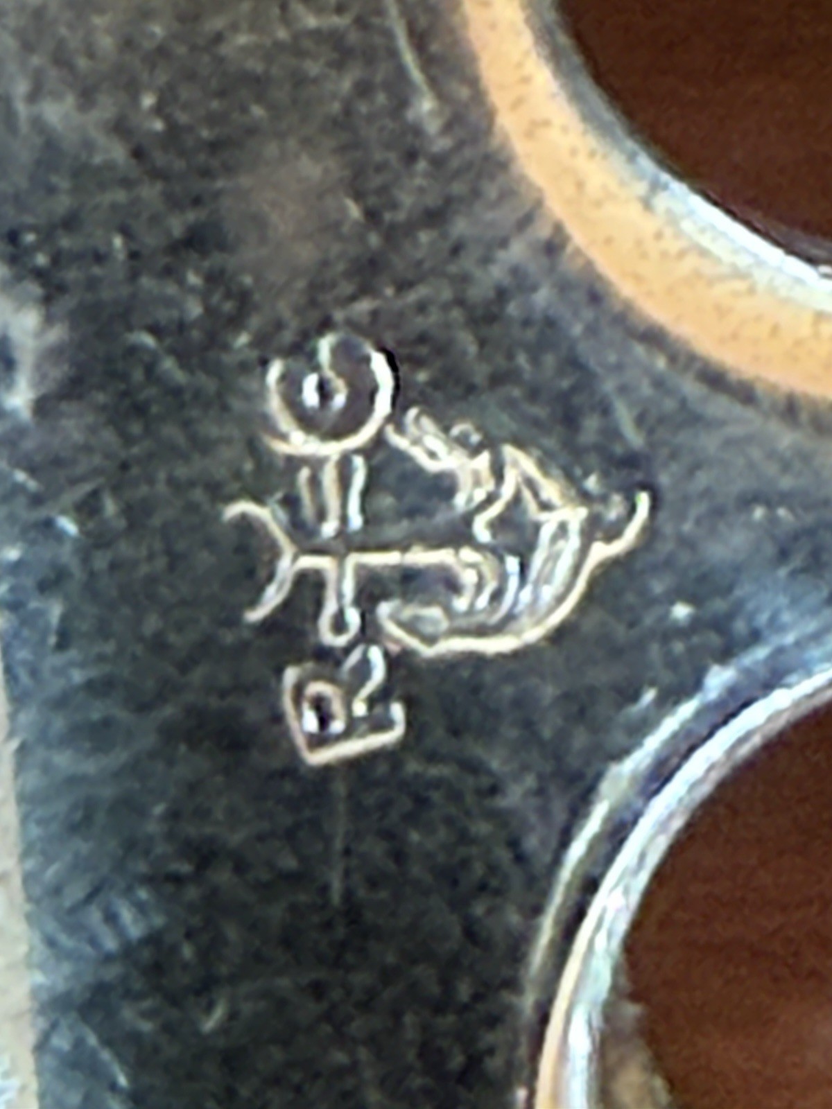 Sailboat Mast To Boom Gooseneck Chrome/Brass 1 1/4” Track