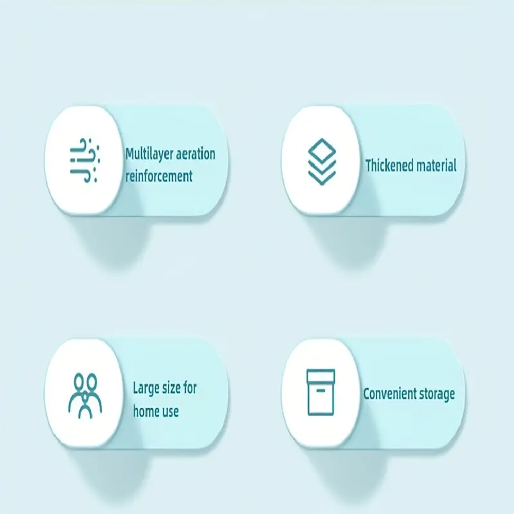 3-Layer Large Family Inflatable Swimming Pool Durable PVC Indoor/Outdoor Use NEW