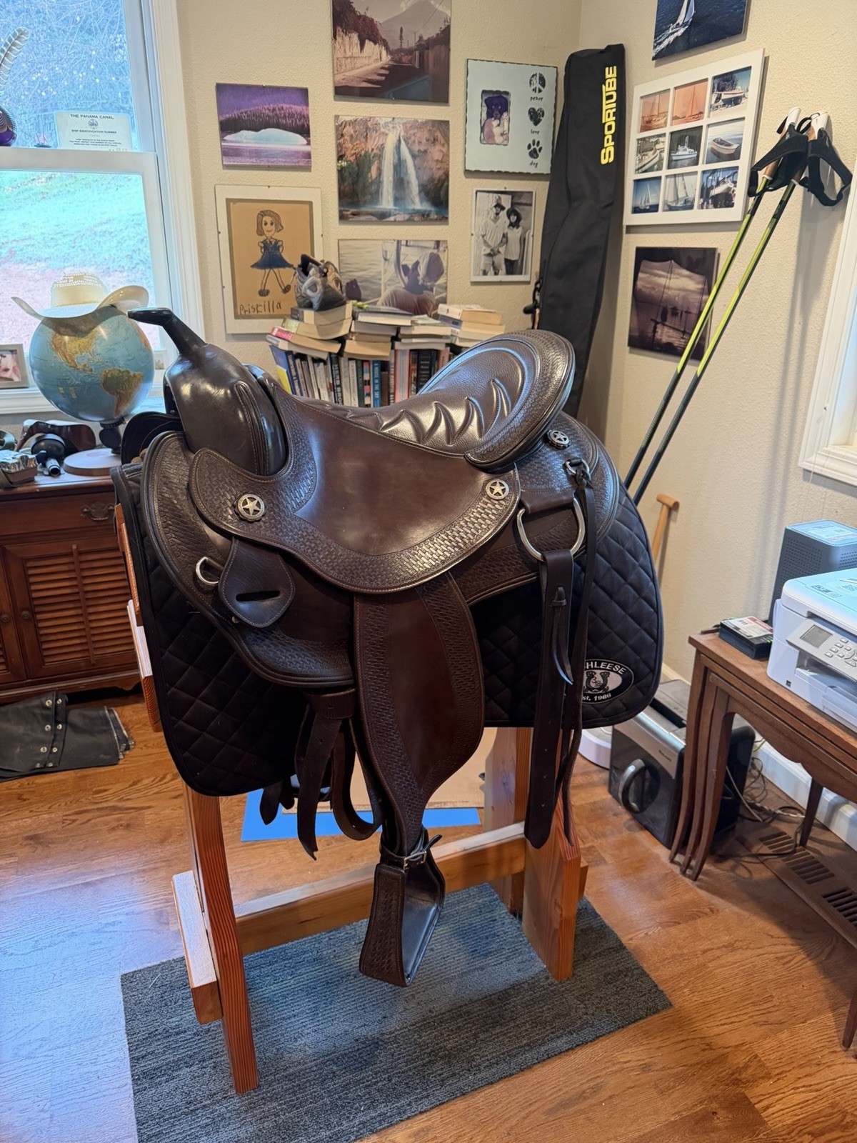 Schleese "Cadence" Western Saddle-16" In Excellent Condition