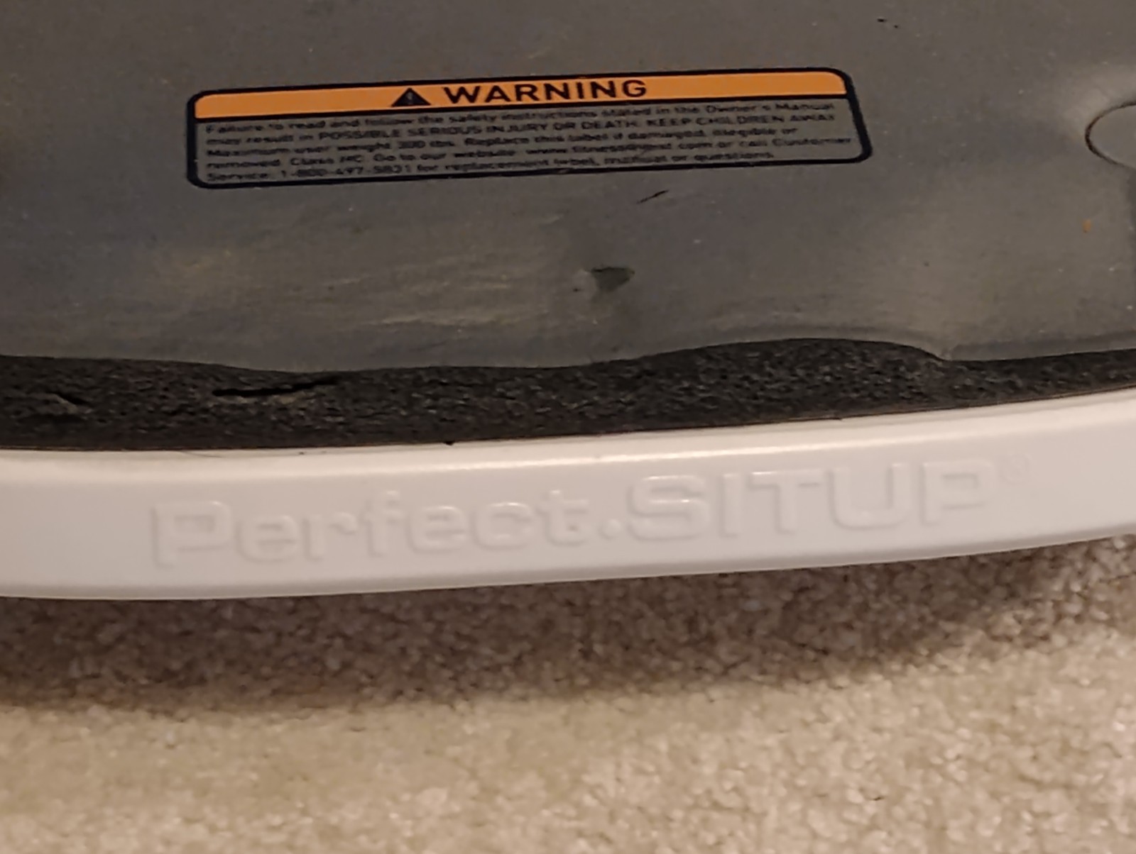 Perfect Fitness PERFECT SIT UP Abdominal Core AB CRUNCHER Toner - Back Rest Only