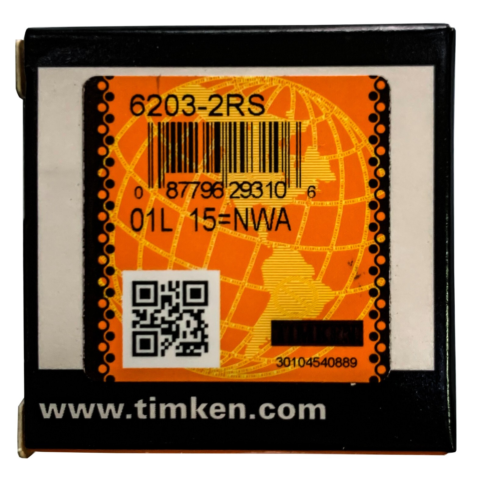 2PACK TIMKEN 6203-2RS 17X40X12MM Double Rubber Sealed Bearings 6203RS