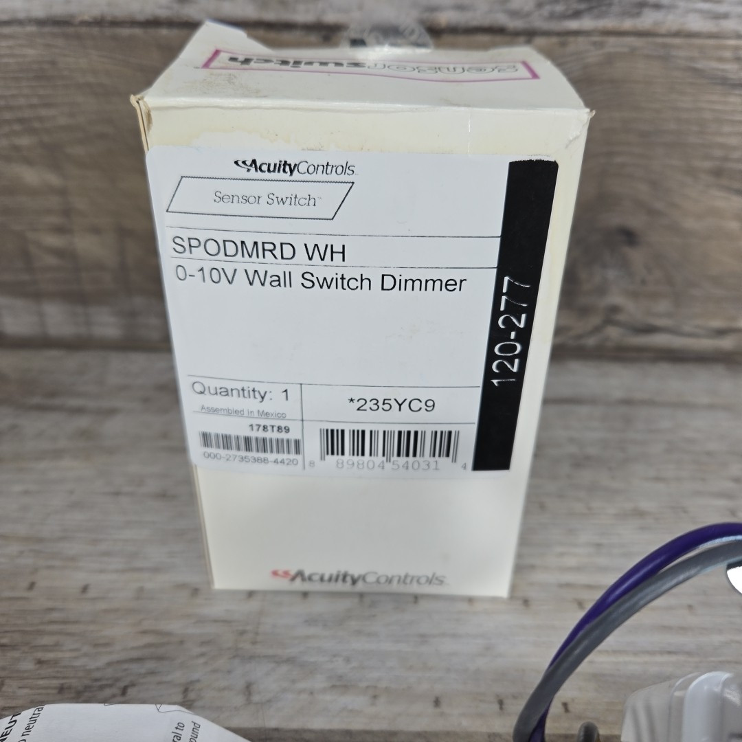 SENSOR SWITCH SPODMRD WH Wall Switch Dimmer 0 - 10V Acuity Controls New/unused