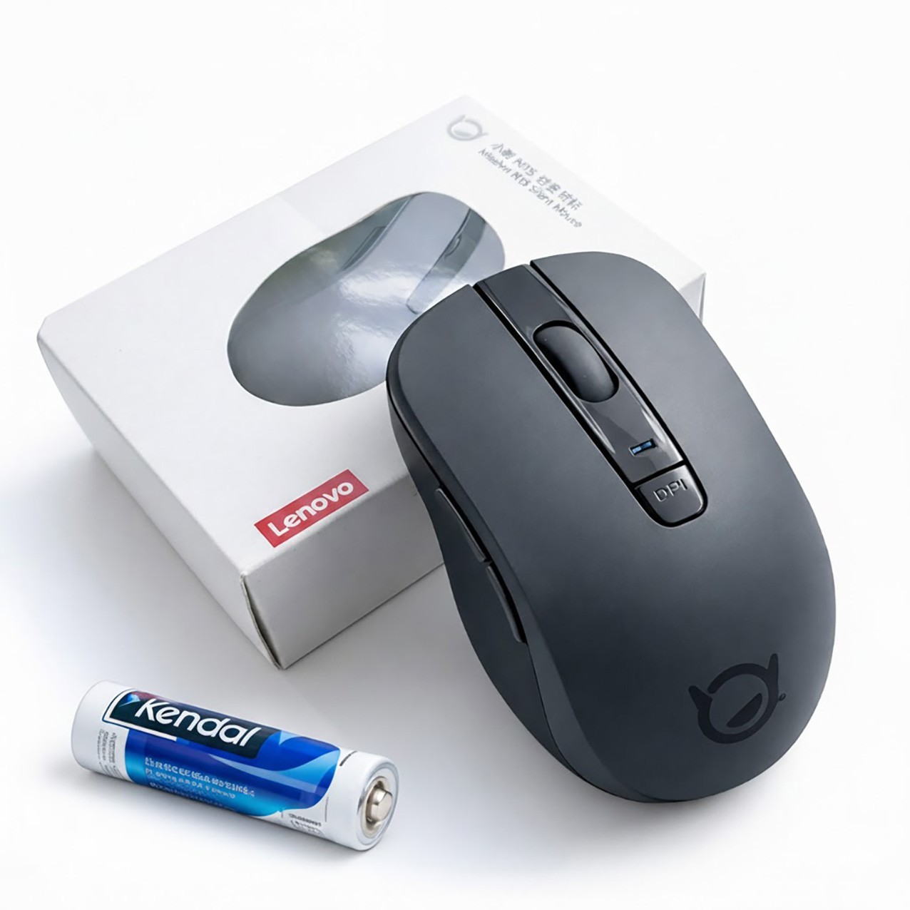 Lenovo Bluetooth 5.0 Wireless Mouse Dual Mode Silent 1600 DPI Optical Ergonomic