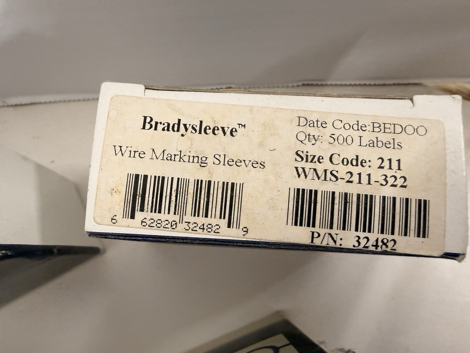 LOT OF BRADY WIRE MARKERS CLIP-SLEEVES, LABELS AND MORE BIG LOT--NEW