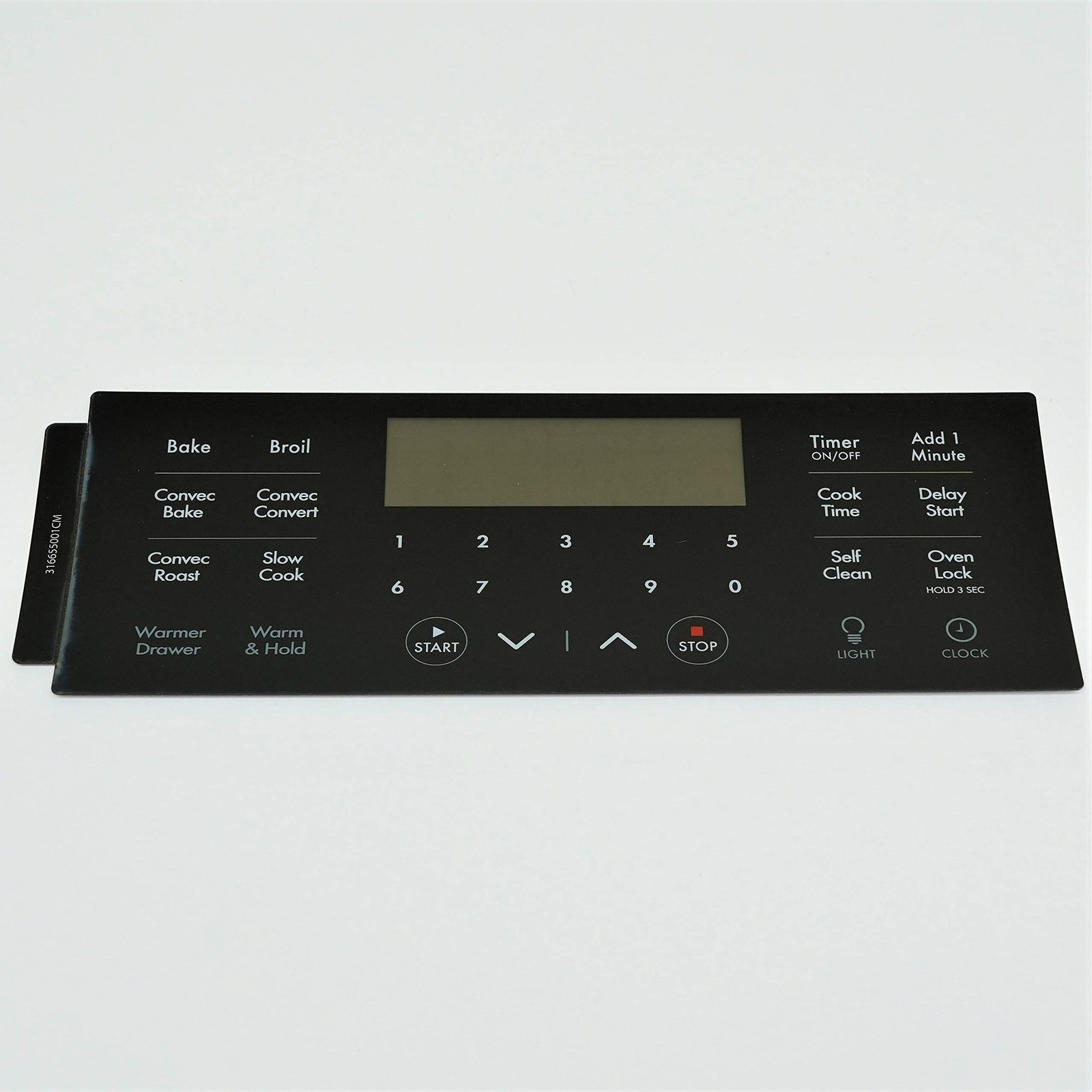 Choice Parts 316655001 for Frigidaire Range Oven Control Overlay