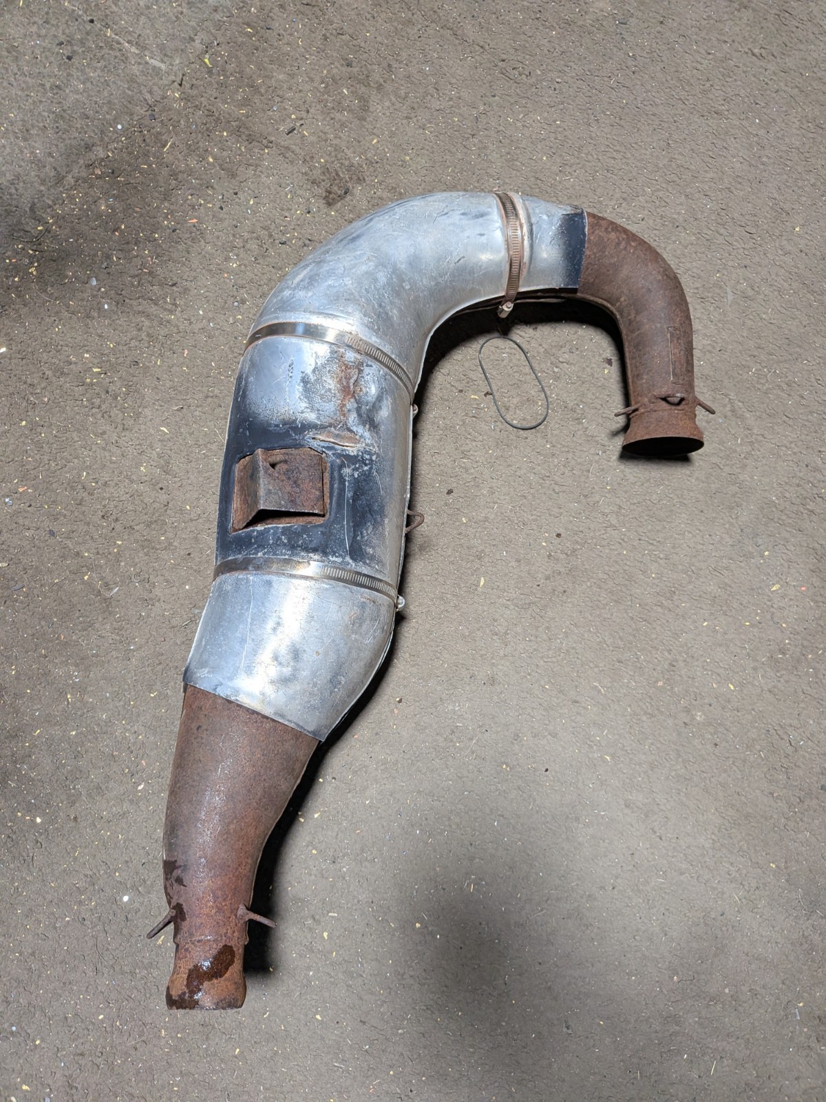 Polaris RMK XC 700 800 Single Exhaust Pipe SLP 2000 2001 performance