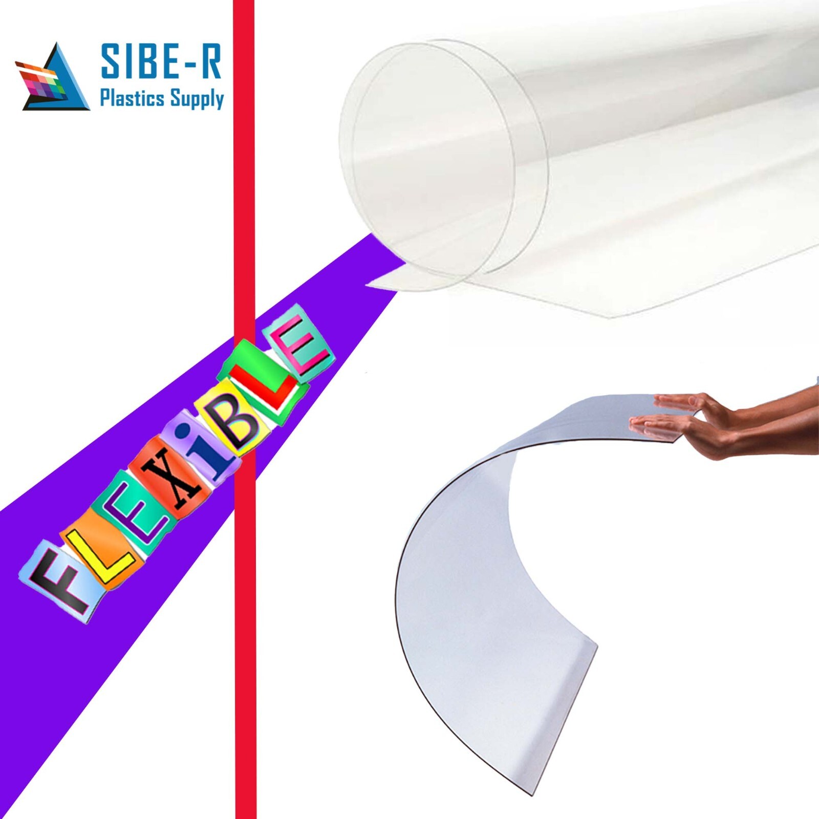 Polycarbonate Plastic Sheet - 1/8" Thick (3mm) - Clear - Choose Your Size