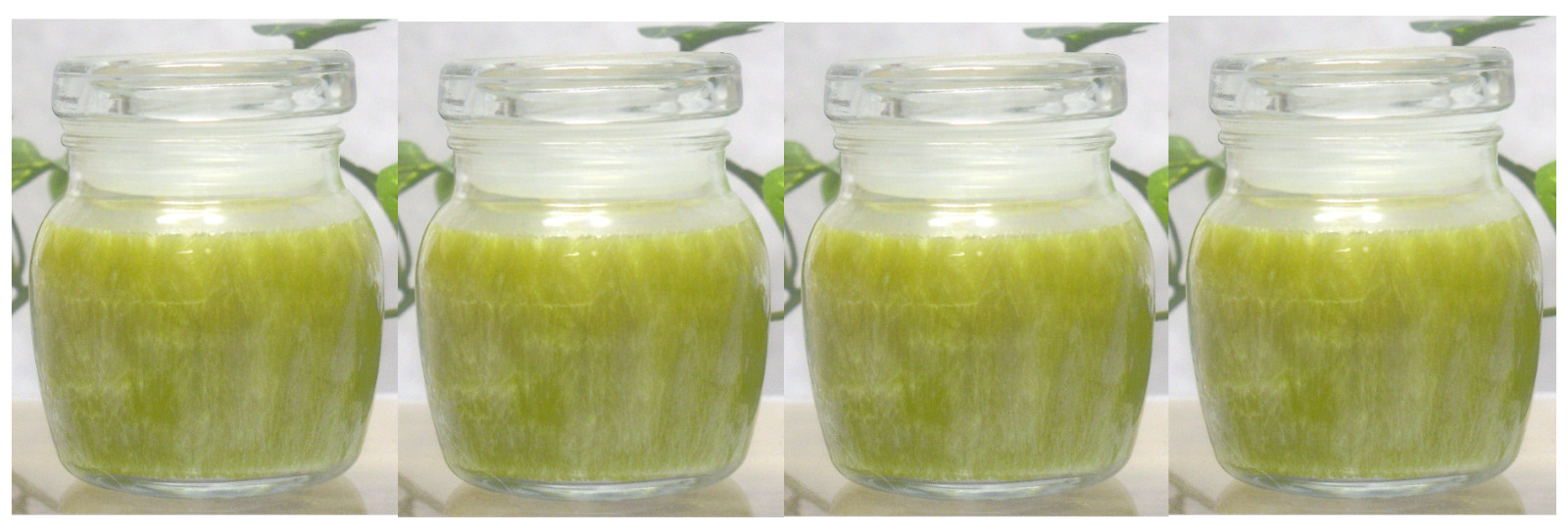 Scented Jar Candles 4-Pack 3.25oz Honeydew Melon Nature's Finest Spa