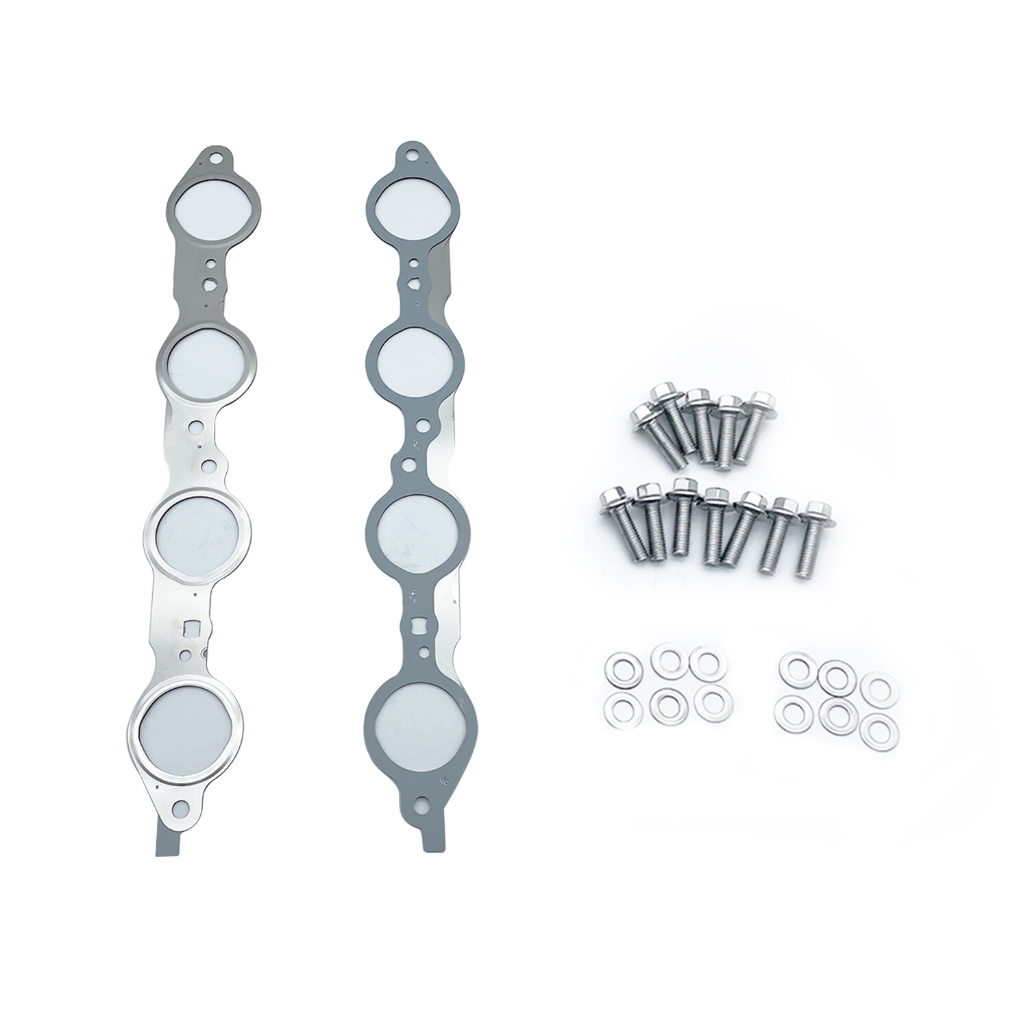 LS MLS Exhaust Manifold Header Gasket Pair W/Bolts For LS1 4.8 5.3 5.7 6.0 6.2L