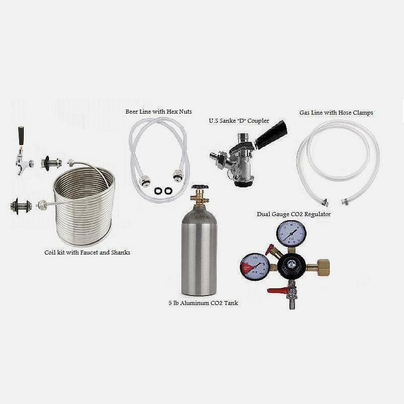 Complete Single Tap Jockey Box Kit-No Cooler