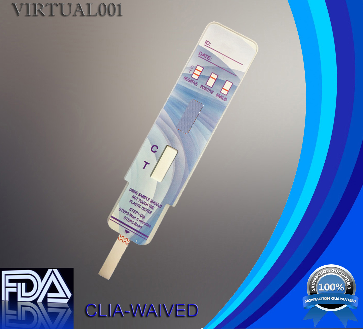 10 pack of Cocaine COC Drug Test Dip Device