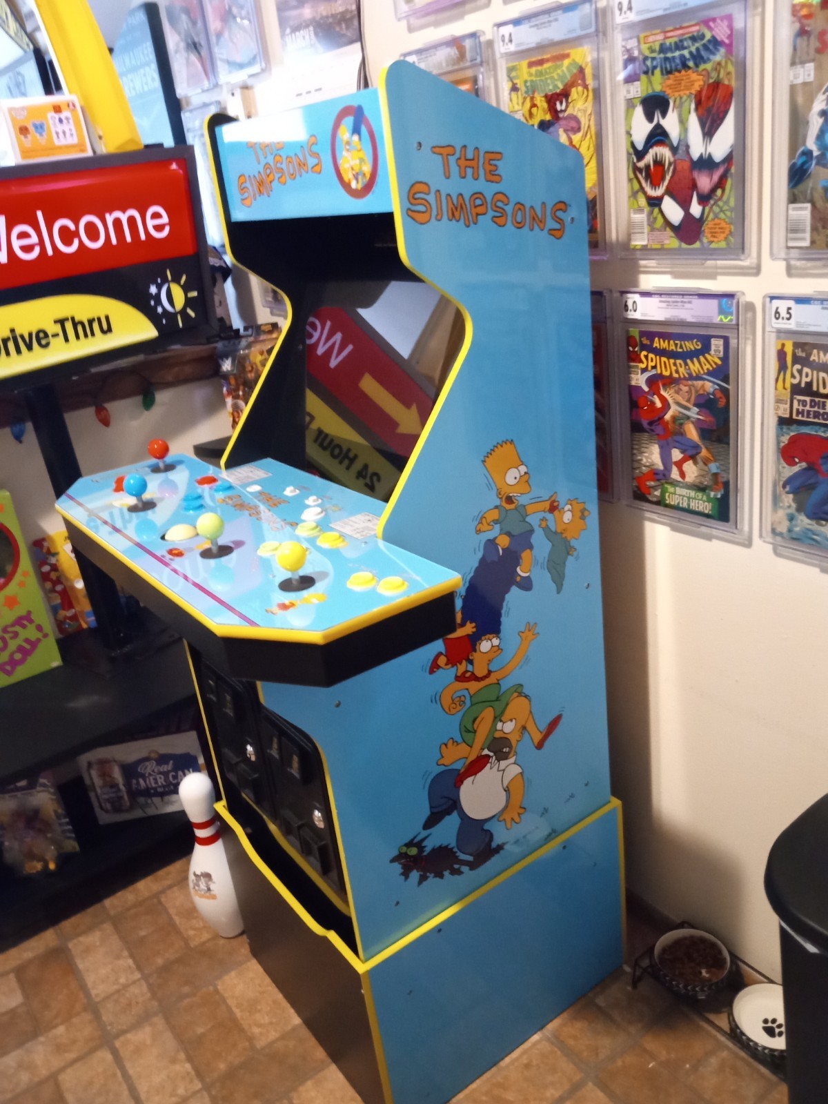 Arcade1up The Simpsons 4-Player Video Arcade Machine