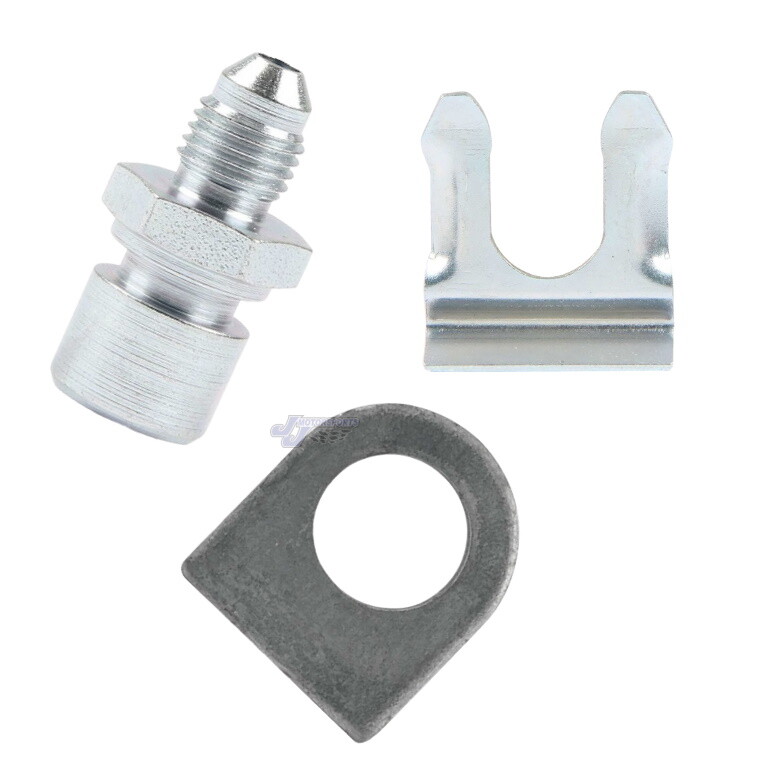 Brake Fitting Adapter Kit 3/16 Line to - 3 AN
