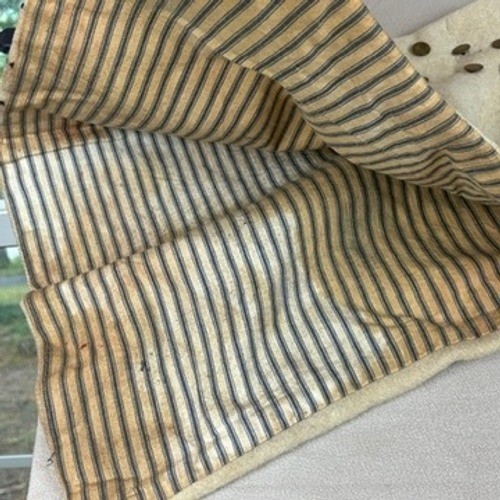 Crow Native American Wool Camp Dress Copper Buttons Parfleche Belt Antique 1890s