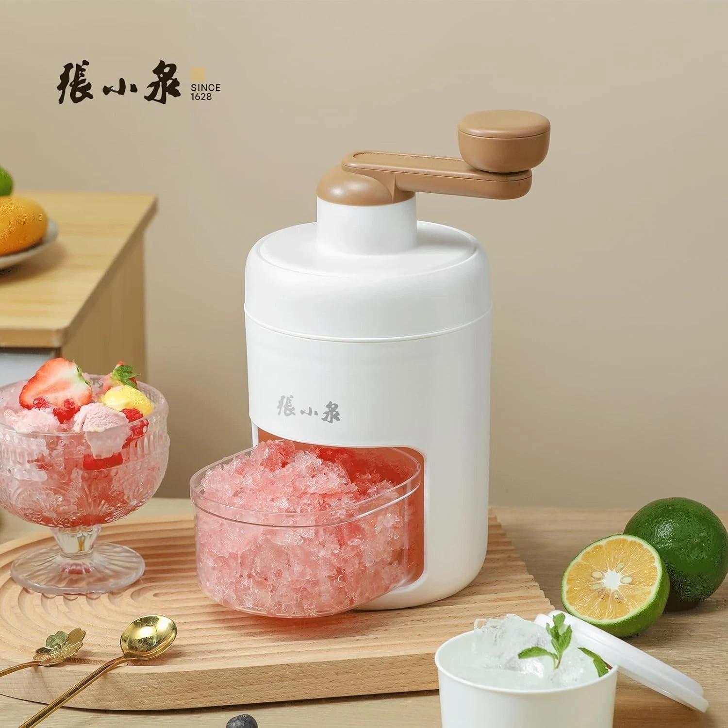 ZHANG XIAO QUAN Hand-cranked Shaver Ice and Snow Cone Machine, Manual Shaved ...