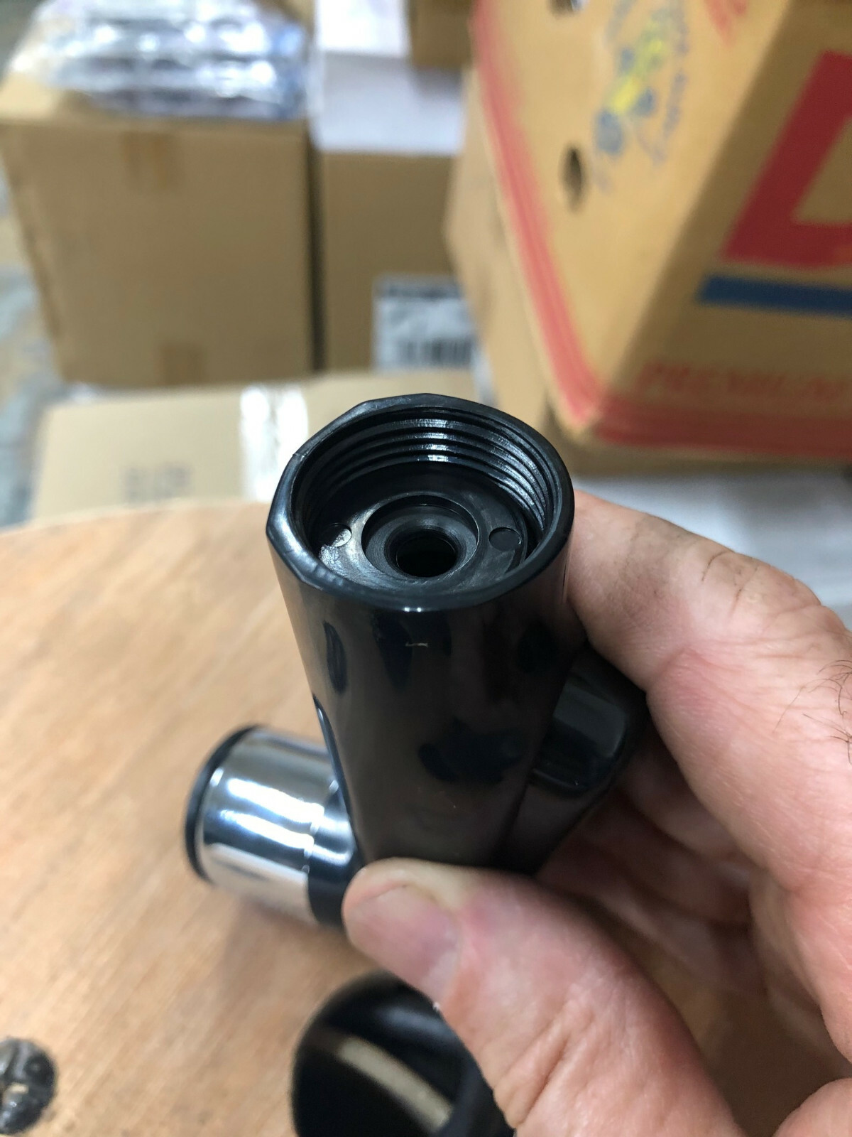 BLACK Plastic Sink Sprayer Replacement Head thumb lever control sink spray hose