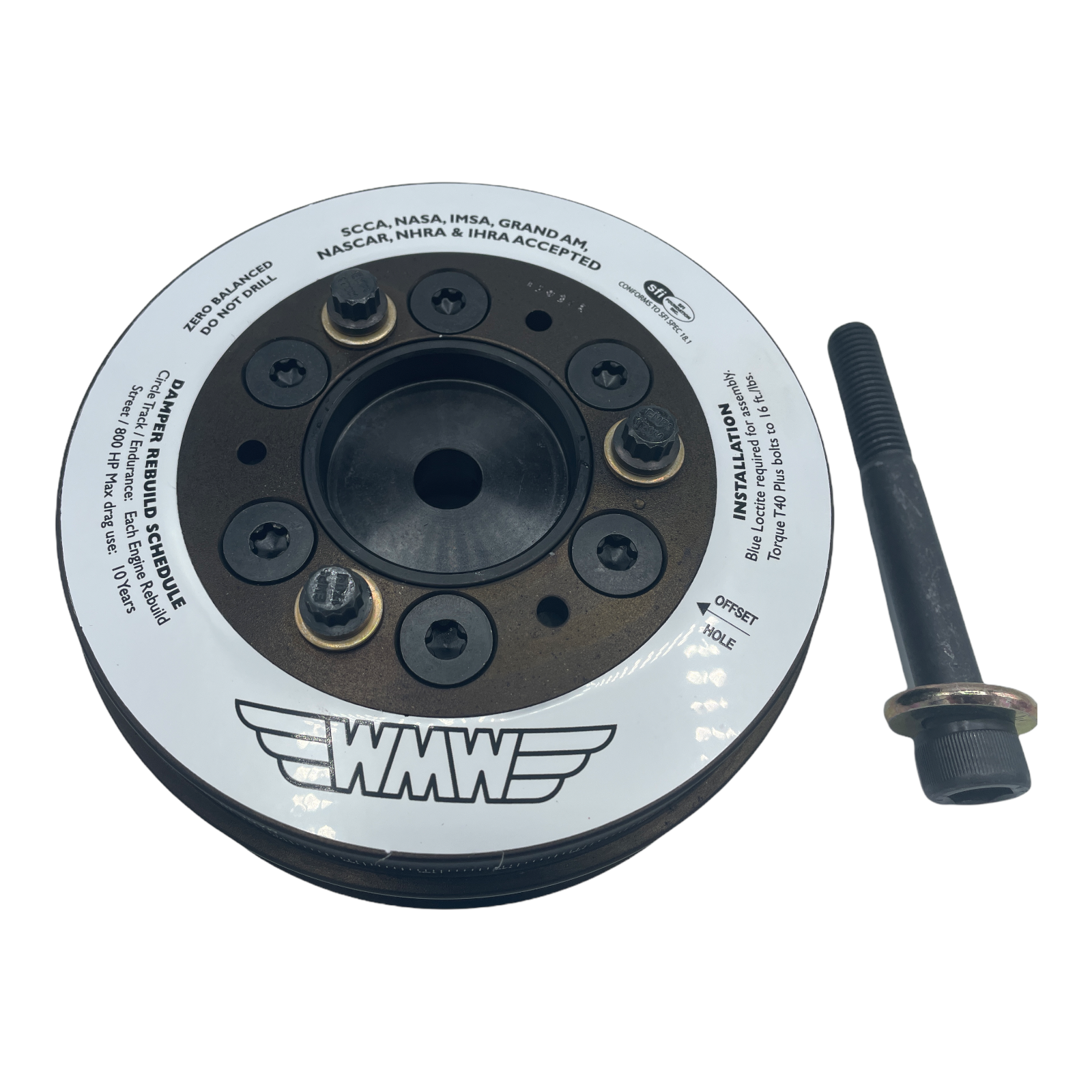 MINI Cooper S ATI Crank Pulley Harmonic Balancer Super Damper R52 R53 W11