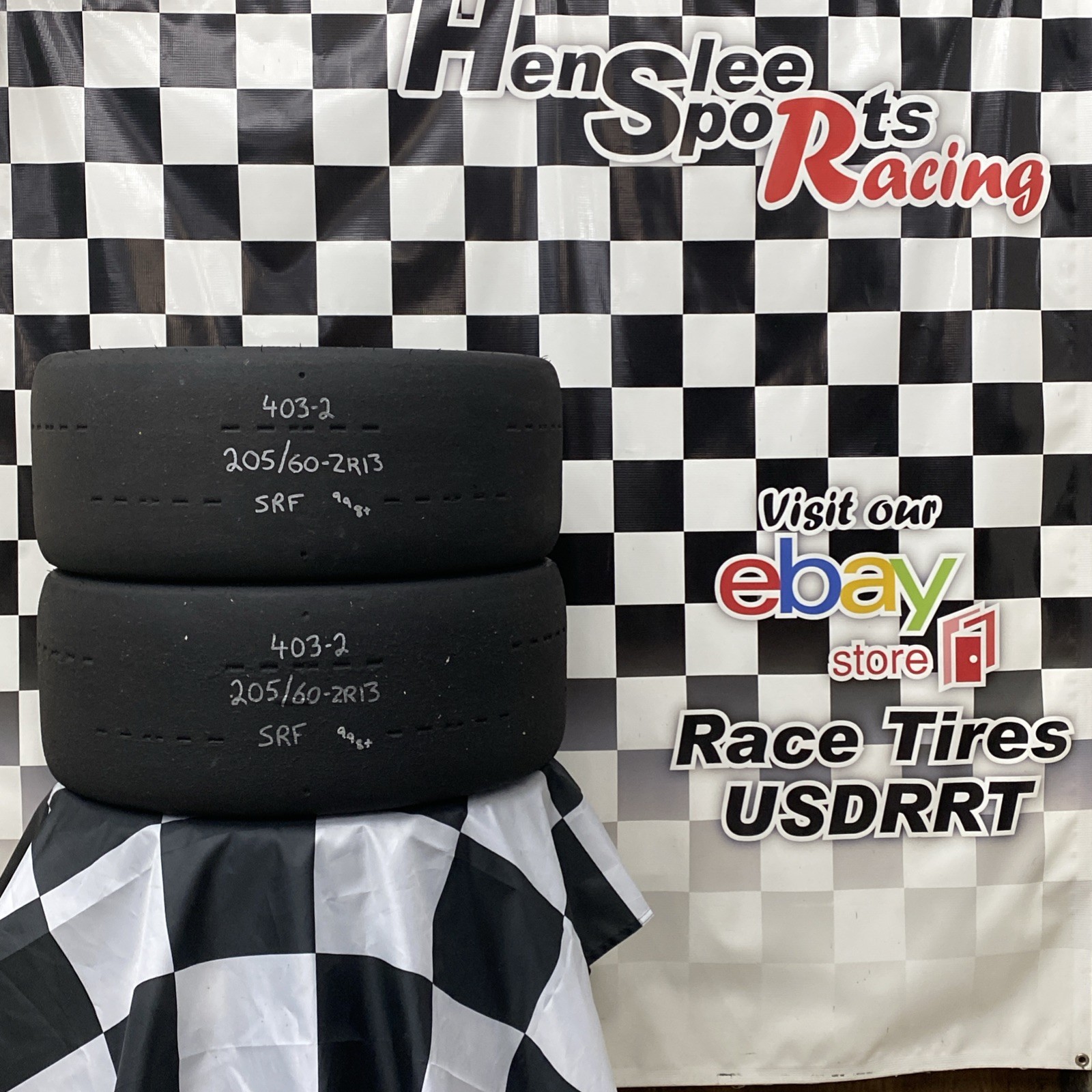 403-2 USDRRT  HOOSIER DOT  Road Race Tires   SRF  205/60-ZR13