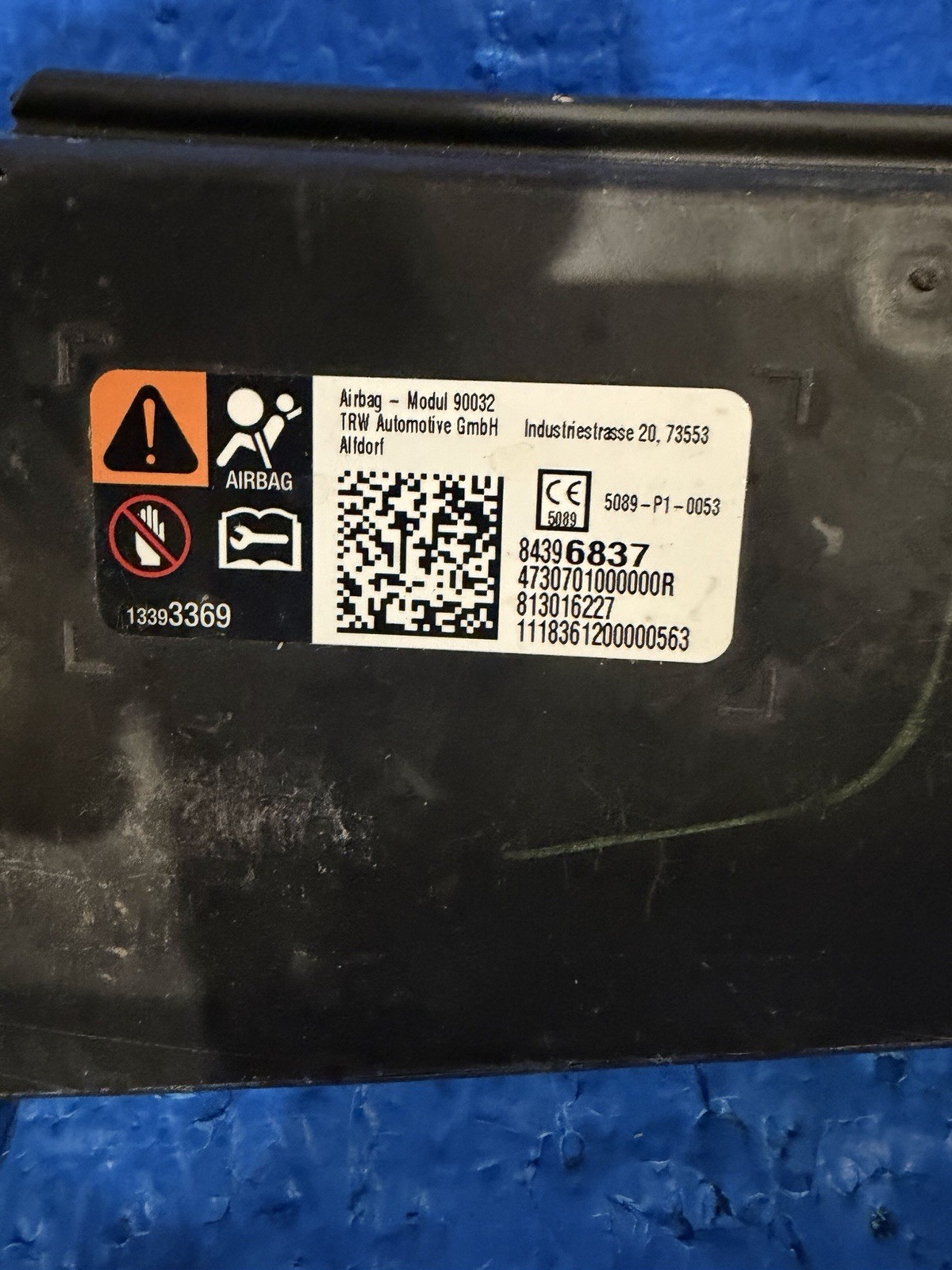 2020-21-22-23-24-25Chevrolet Silverado GMC Sierra Passenger Seat Airbag