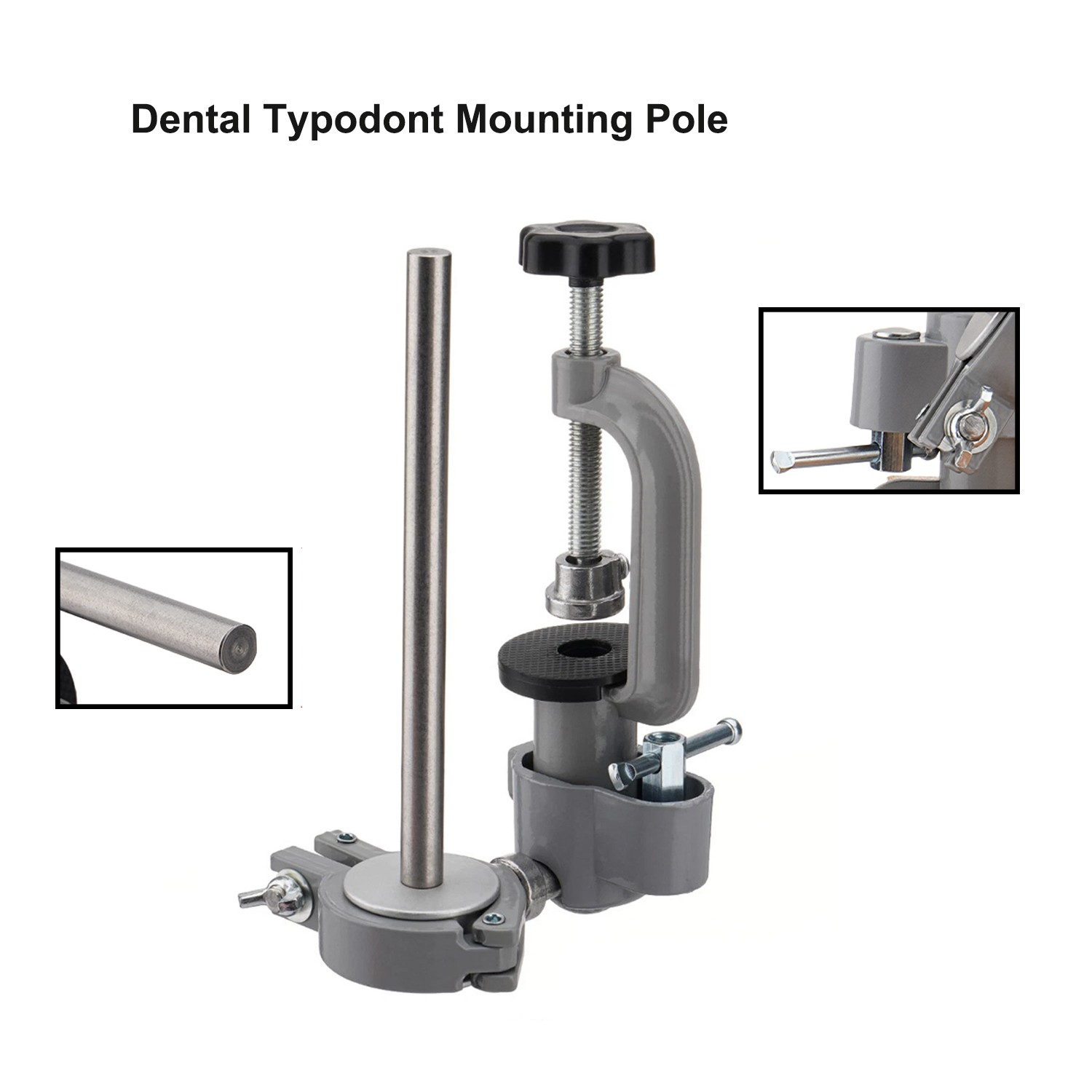Dental Typodont Mounting Pole Fit For Kilgore Nissin Columbia Dentoform Frasaco