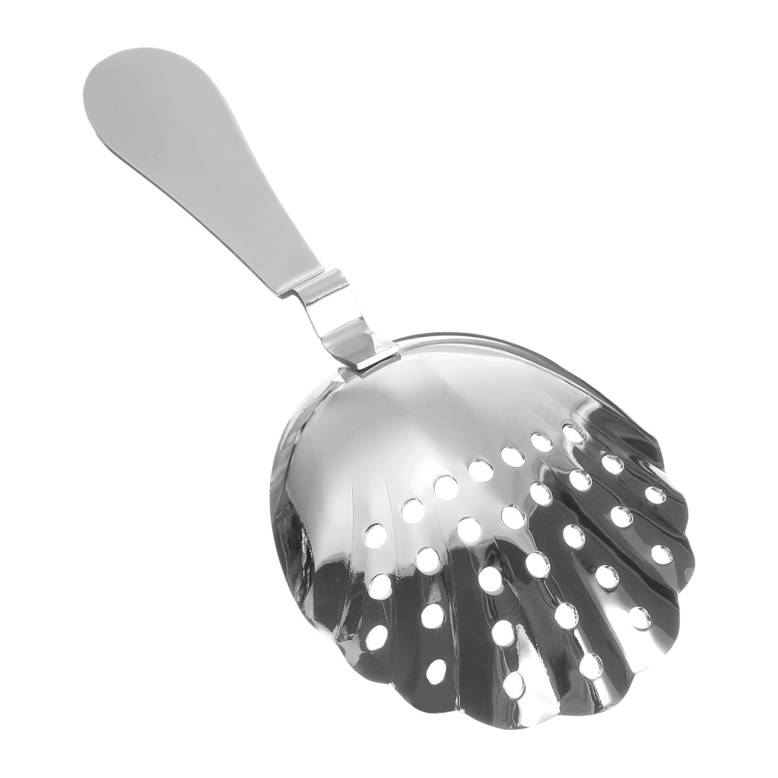 Julep Strainer, 1pcs - Stainless Steel Cocktail Strainer (Silver, 155mm)