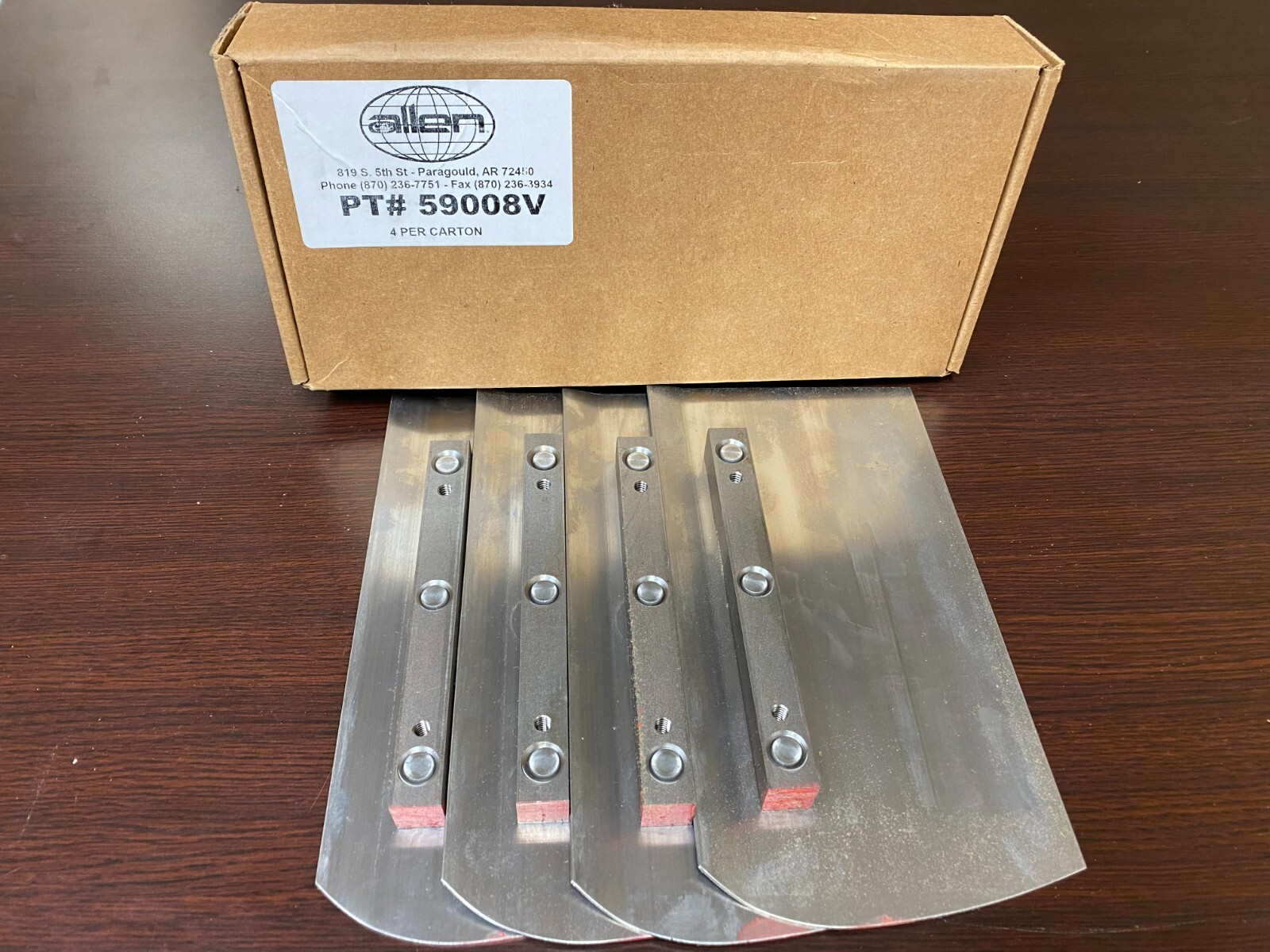 4.75" x 9" Power Trowel Combo Blades - Fits 24" Allen, Whiteman, Bartell, Wacker