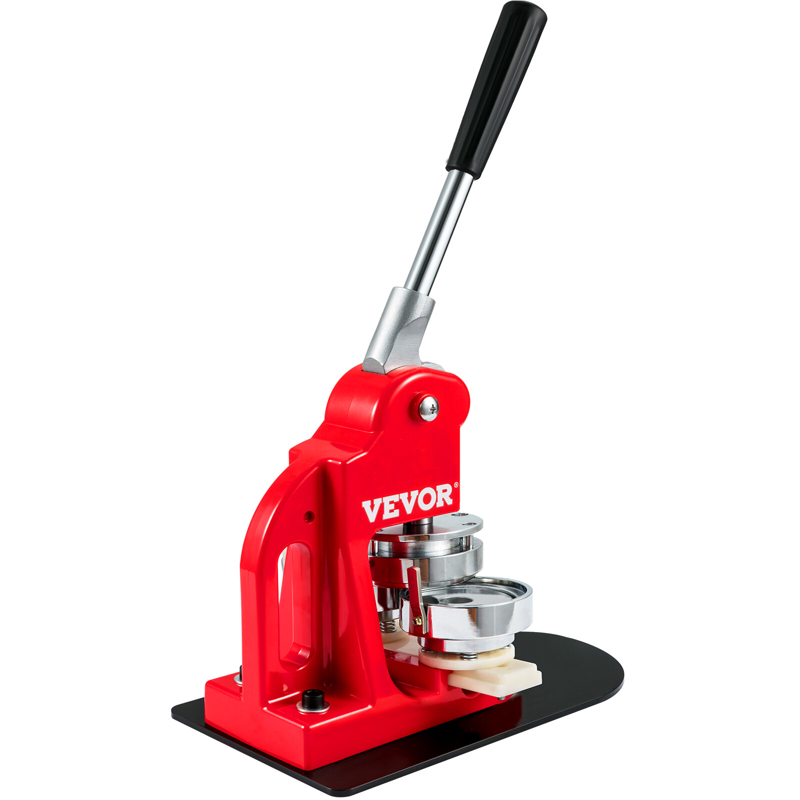 VEVOR Button Maker Machine Badge Pin Machine 2.25" 58MM 500 Free Parts Press Kit
