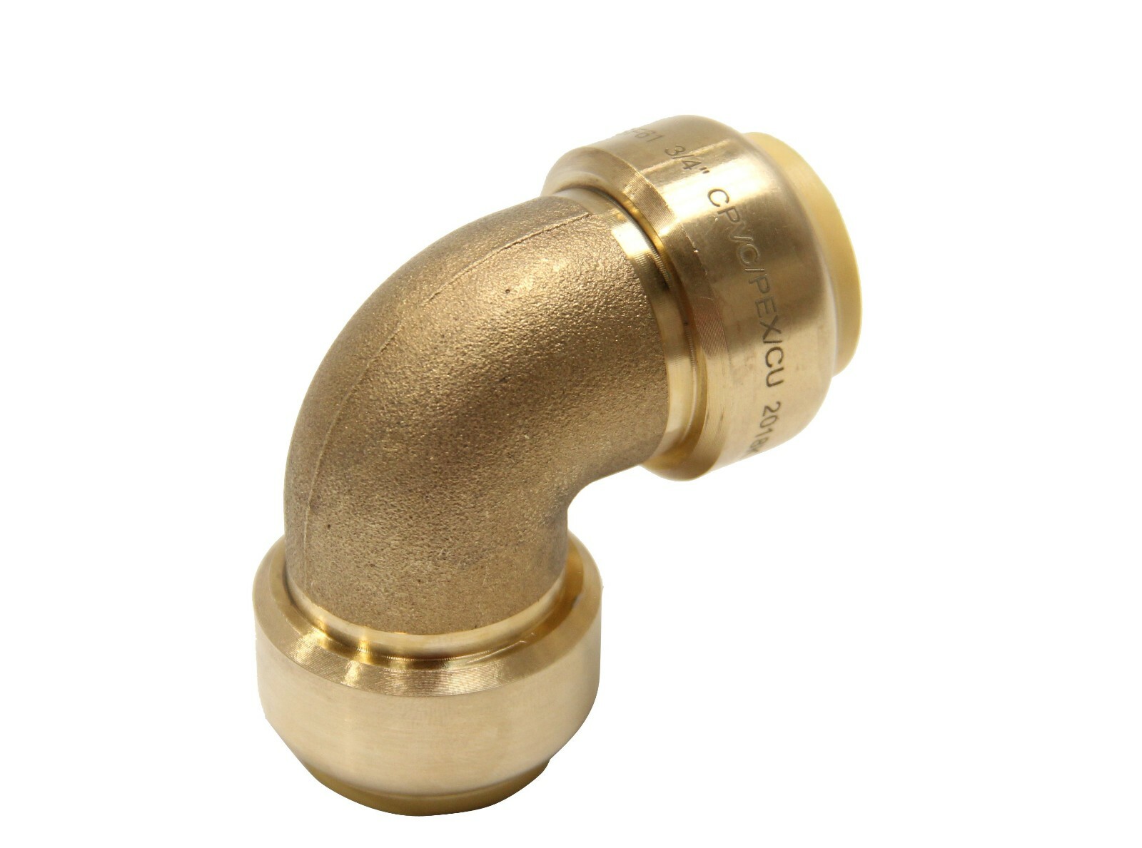 EFIELD 20 PCS 3/4" PUSH FIT ELBOW BRASS FITTINGS & CLIP,NO LEAD