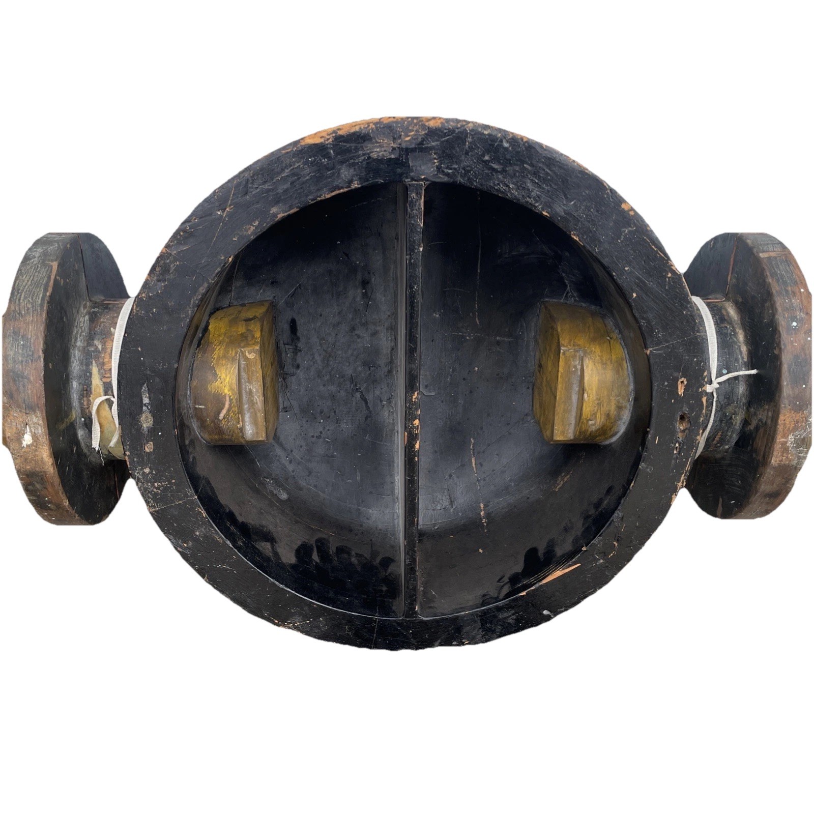 Large Vintage Industrial Wood Foundry Mold Pattern From Philadelphia Navy Yard