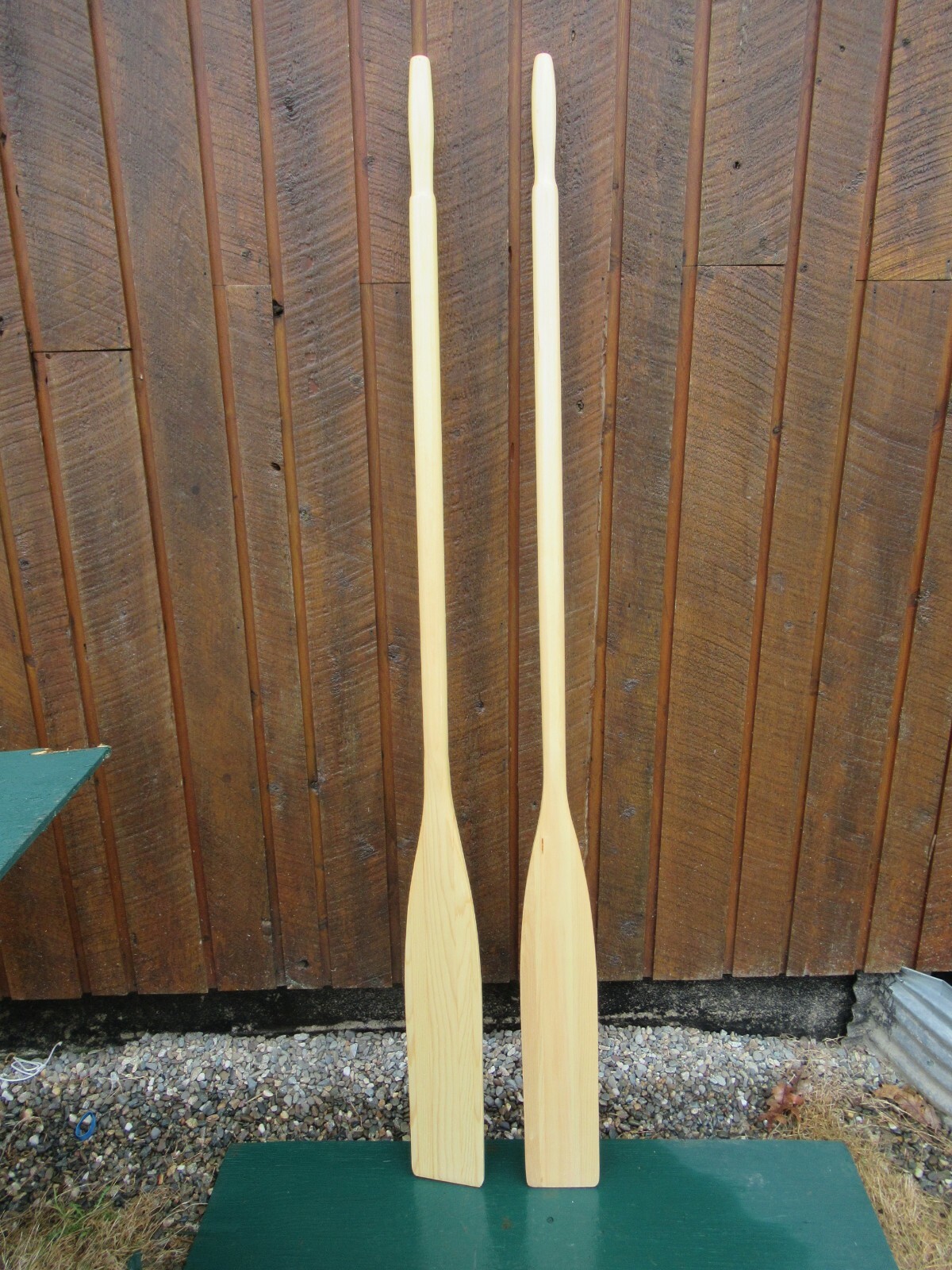 NEW 5' Long 60" Wooden Boat Canoe Oars Paddles Set of 2 Great Pair Ready to Use