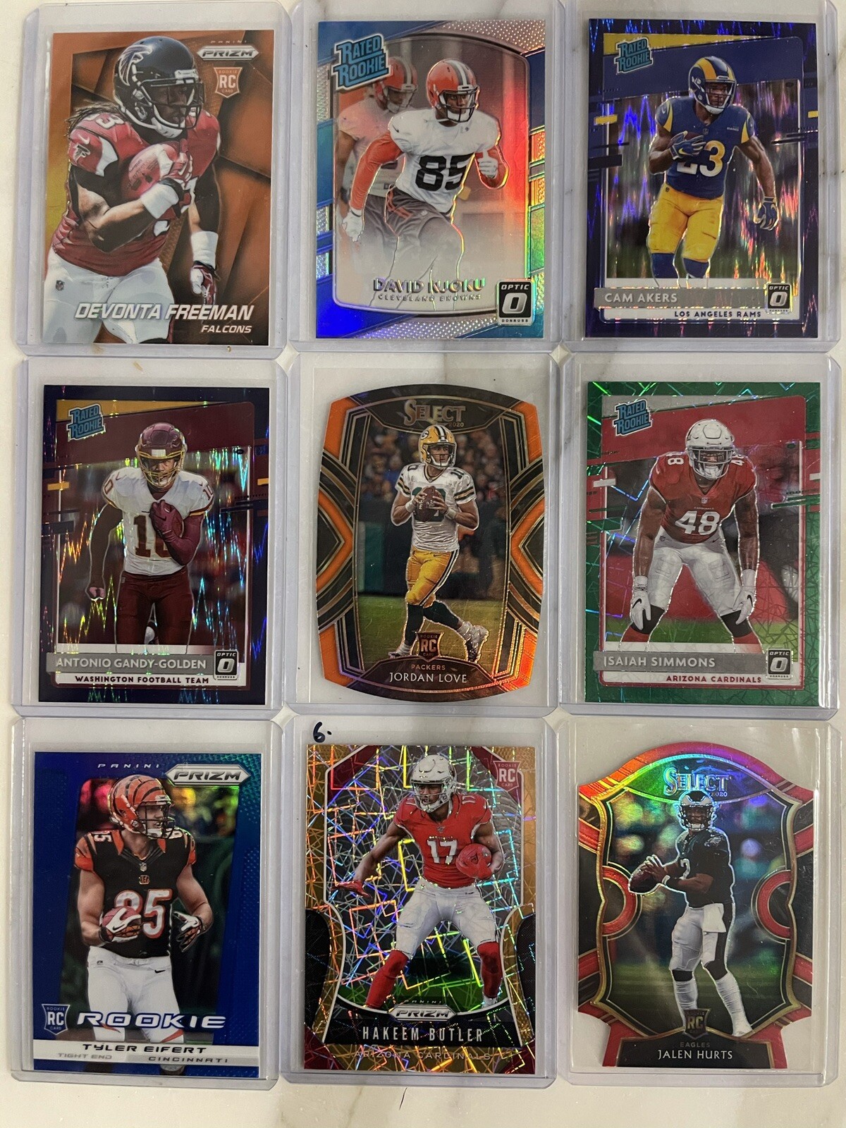 NFL Hot Packs🔥TRUE 1/1 GUARANTEED! 5 Hits/10 RCs/5 Stars! BEST RE-PACK ON EBAY!