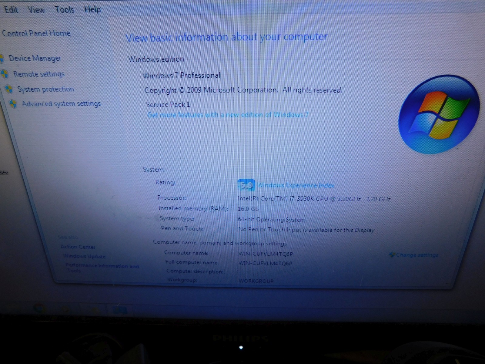 SIRONA CEREC AC OMNICAM 6390329 V2.2.3 DENTISTRY PC CHASSIS HARDWARE-WORKING