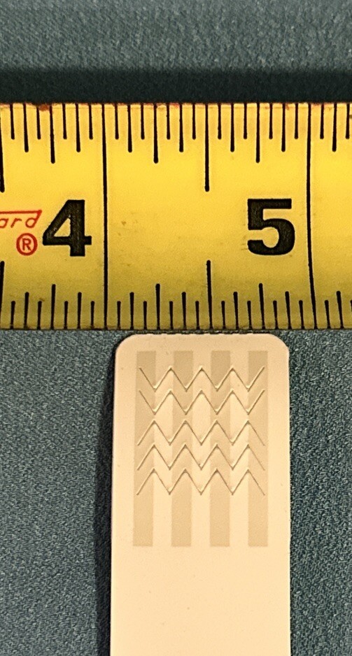 Zebra 10005008 Wristband Polypropylene 1” x 11” White Thermal Z-Band Case/6 Roll